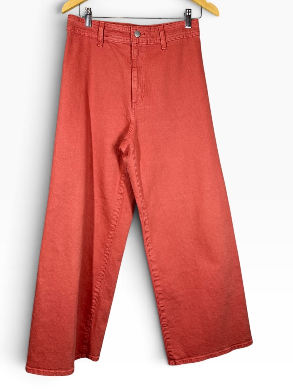 OAT NY  Women’s 6/28 Sailor Wide-Leg Jeans Pierna Ancha in Marinara